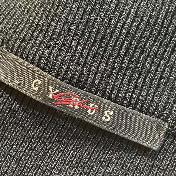 Cyrus Knit Skirt & Top Trimmed In Genuine Leather. - Picture 9 of 11